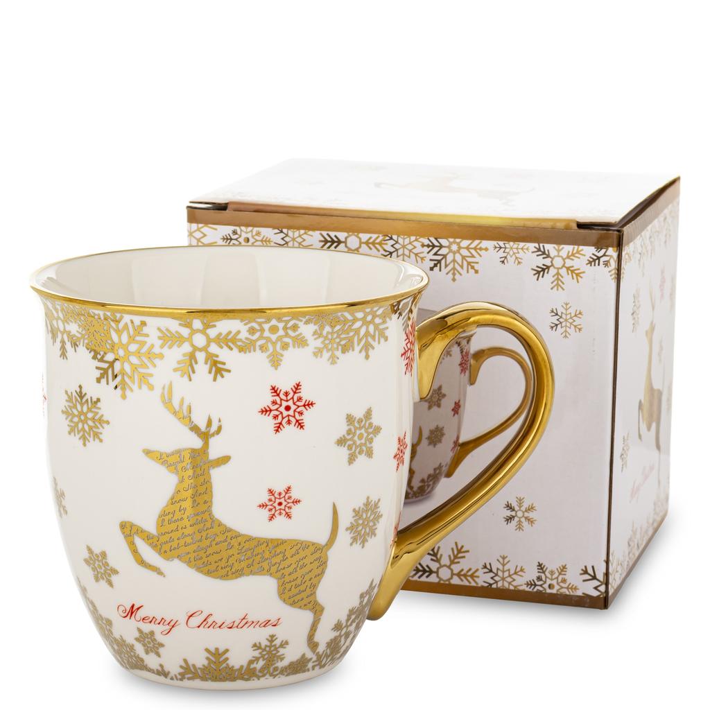 Porcelain Christmas Mug 560 in a Decorative Box