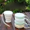 Folding Water Cup Travel Mouthwash Cup Silicone Stretchable Toothbrush Cup Compression Cup
