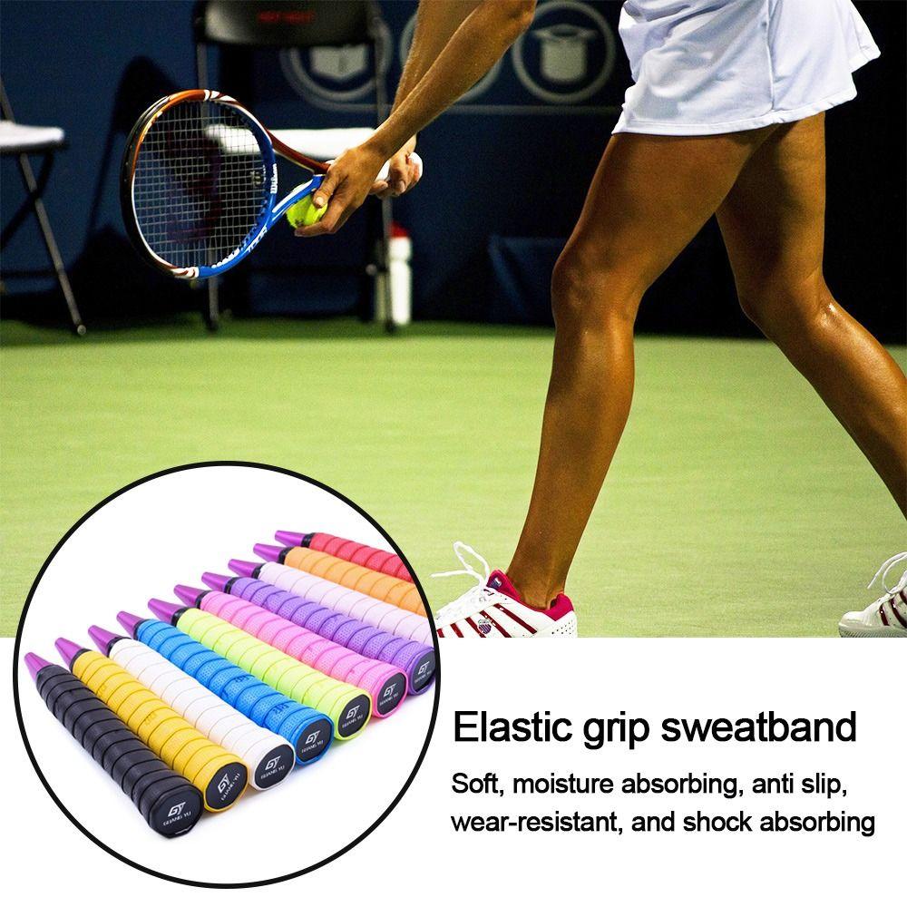 Gradient Colorful Racket Grip Tape Anti Slip Tennis Overgrip Fishing Rod Belt Badminton