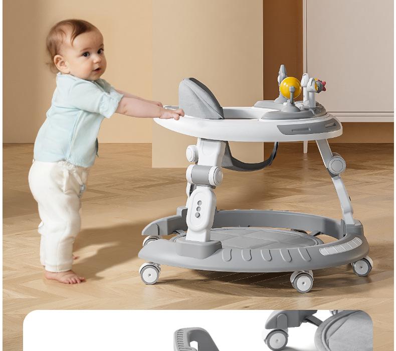 Регулируемая ходунок и стульчик для кормления для детей от 6 месяцев до 3 лет - Функции защиты от переворачивания и Х-образных ног