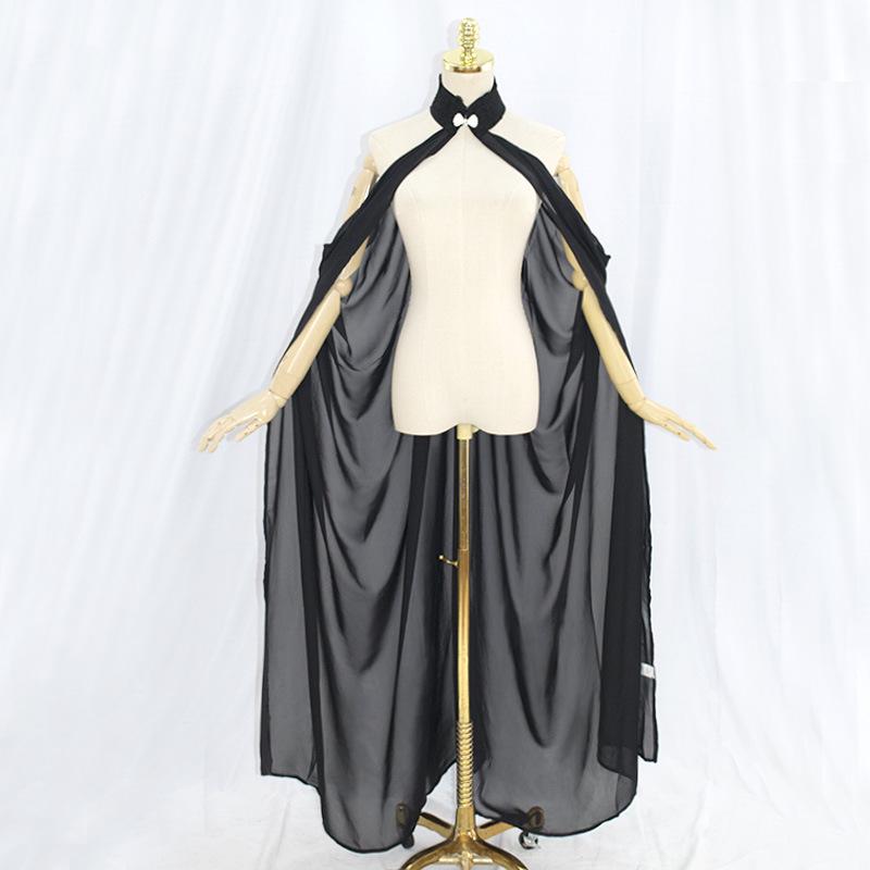 European & American Halloween Chiffon Halter Cape Women's Shawl Cloak Stage Costume