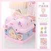Creative DIY Piggy Bank Cartoon Cute Square Money Boxes Piggy Bank With Lock And Key Children Christmas New Year Gifts For Girls