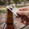 Stainless Steel Beer Bottle Opener Simple Key Chain Pendant Portable Bottle Opener  Gift