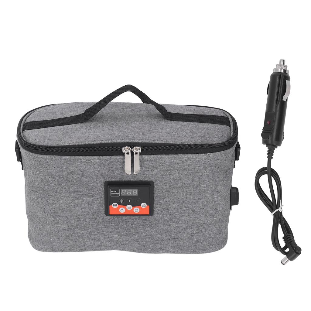 Car Warmer Bag 30W Heating Bag 8L Adjustable Temperature Display with Handle Portable Food Warmer