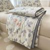 Летнее одеяло в цветочном стиле Одеяла Односпальное/Двуспальное одеяло Тонкие одеяла Приятный к коже Покрывало Edredones (Нет наволочки)