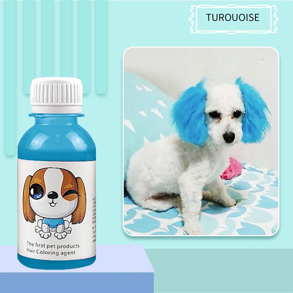 Шампунь для нанесения цвета для собак, полуперманентный шампунь для окраски собачьей шерсти, безопасный шампунь, не шампунь