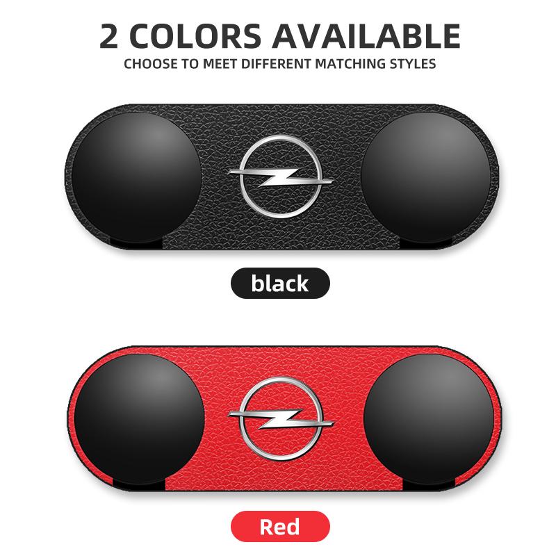 AAAYV1 Car Logo Multi-functional Pasted Double Hook For Opel Corsa Astra Insignia Vectra Zafira Meriva Mokka Grandland Vivaro a Auto