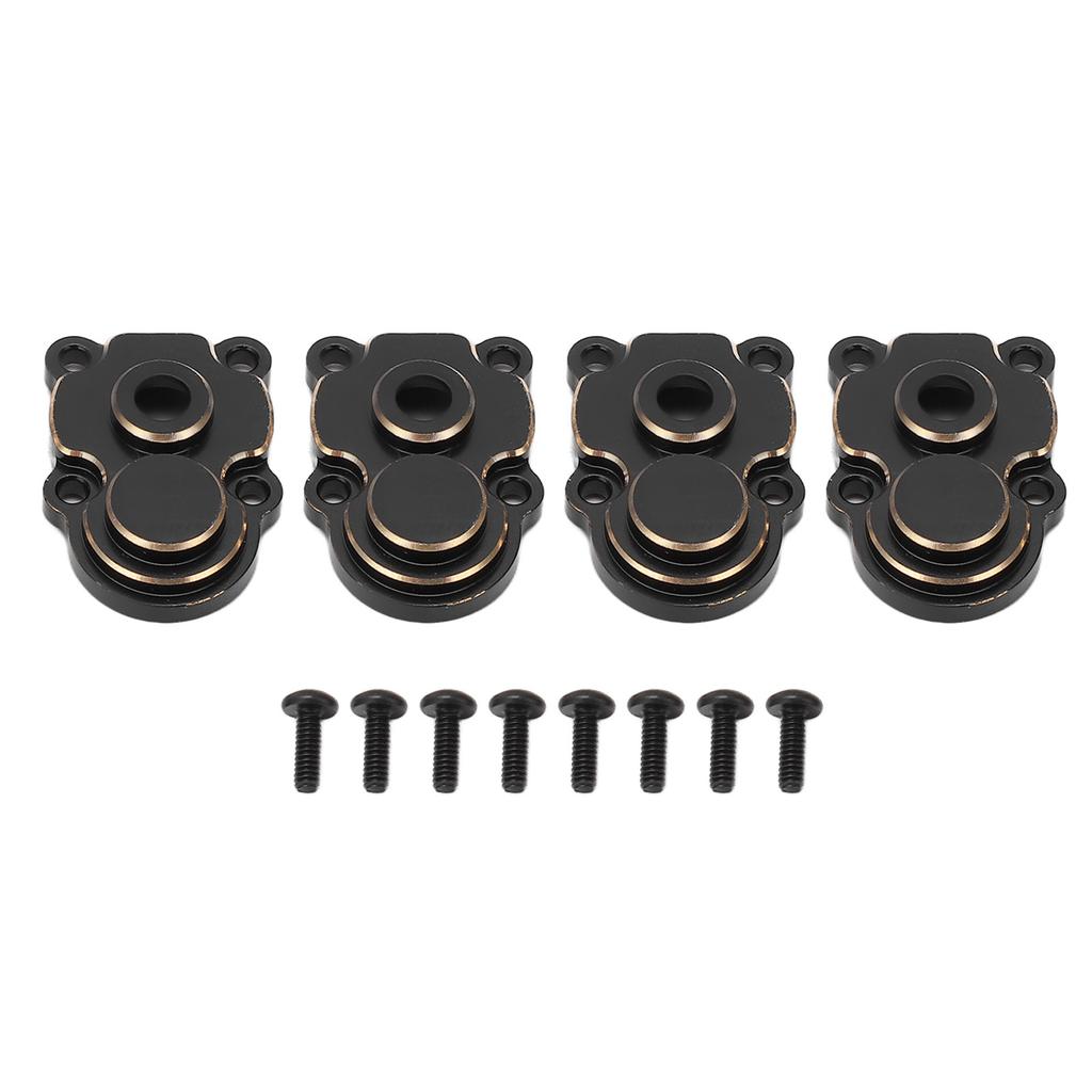 4Pcs RC Knuckle Cover Brass High Strength Rust Resistant RC Axle Gear Cover for FMS 1Celsius24 FCX24 RC Crawler