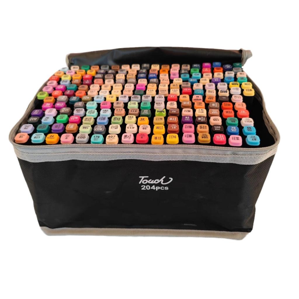 Двусторонние быстросохнущие акварельные маркеры, 48 цветов, большой емкости для студентов