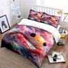 Adorable Rainbow Crab Design Bedding Duvet Cover Set  (1*Duvet Cover 2*Pillowcases, without duvet insert)