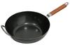 Pearl Metal Pot 30cm with Handle IH Compatible Iron Frying Pan Deep Brason Made In Japan Stir-Fry H-8154