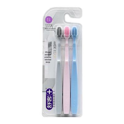 Зубная щетка Shuke с широкой головкой и мягкой щетиной (3-Pack)