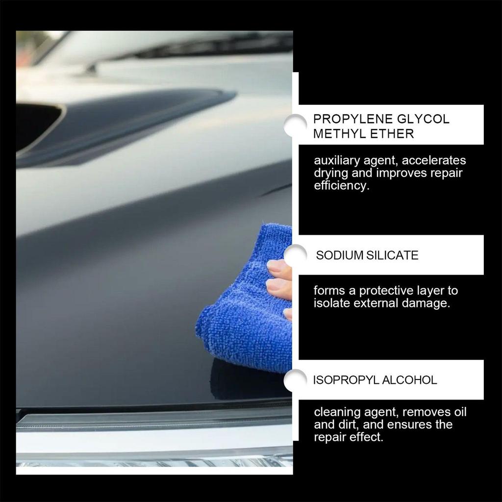 Car Wax Spray 120ml Quick High Gloss Liquid Car Coating Agent For Windshield Headlight Tire Trim Marine Motorcycle RV Truck