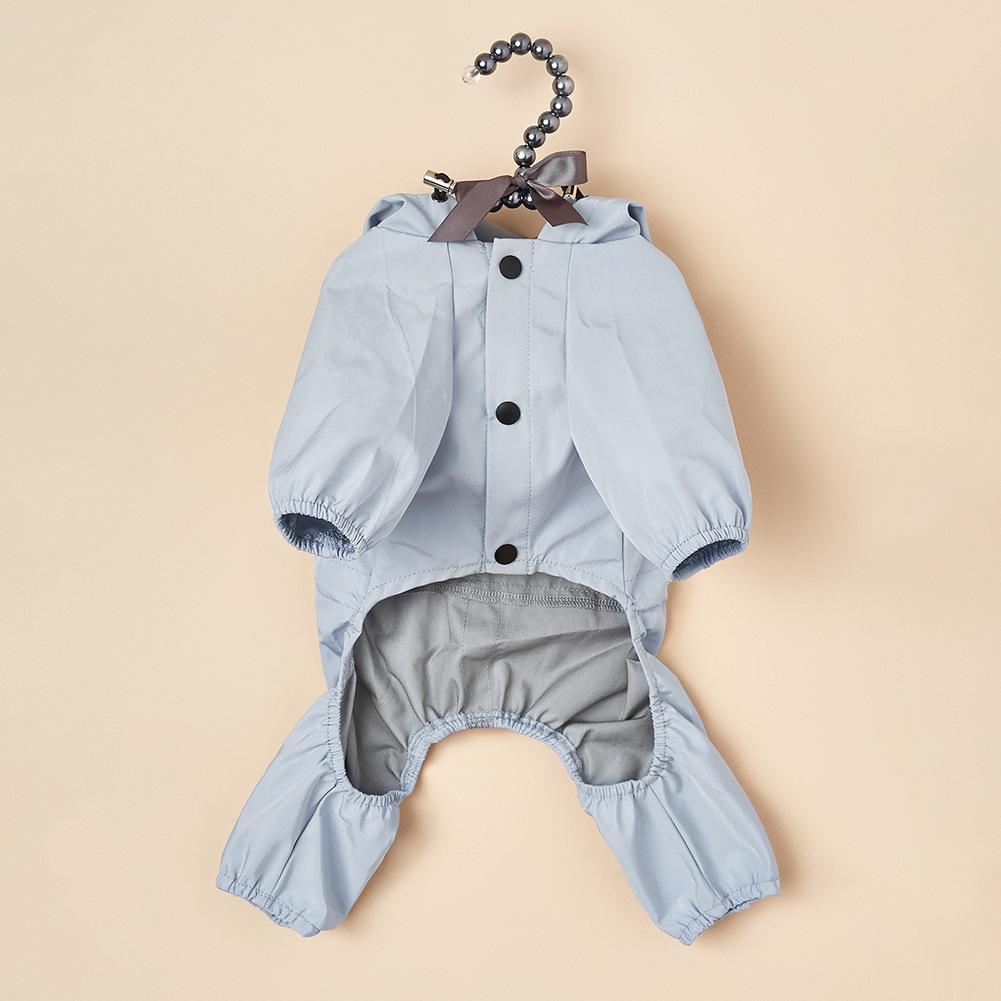 Водонепроницаемый дождевик для собак, светоотражающая куртка с капюшоном, водонепроницаемый комбинезон для питомца, товары для маленьких собак для улицы, французский бульдог, чихуахуа