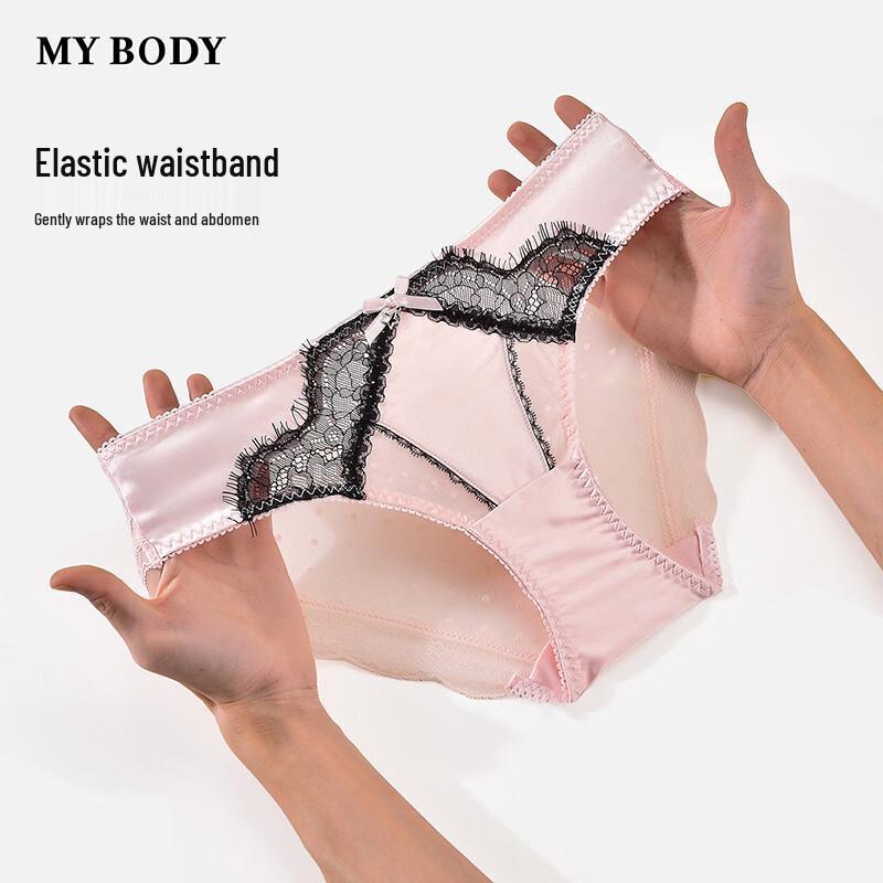 Женские трусики Mybody с кружевом-ресничками
