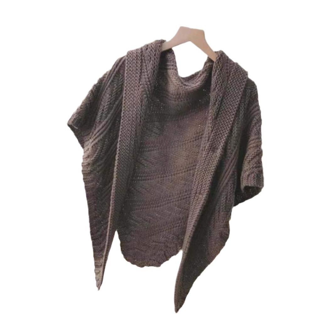 Кожаная пряжка вязаная шаль одежда аксессуары утеплитель для шеи осенне-зимний шарф для женщин леди