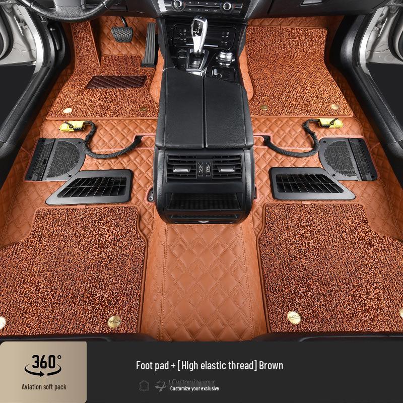 Индивидуальные кожаные коврики для пола 360° для Haval H6 и Geely Xingyuan - Удобные, Нескользящие, Специальные для автомобиля