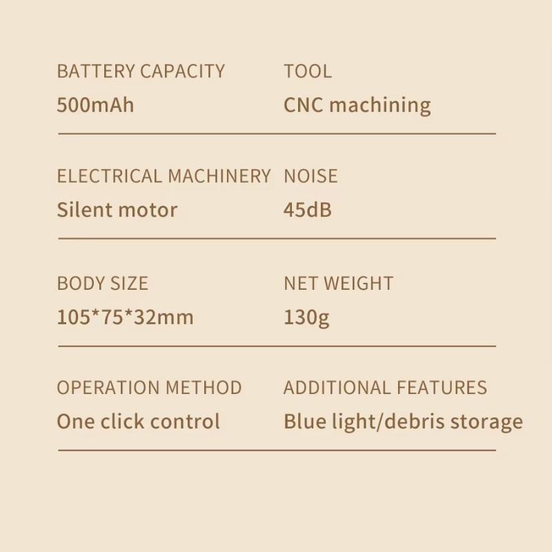 2026 Automatic Nail Clipper 2in1 LED Light LCD Digital Display Clips Storage Fingernail Trimmer Polisher Multifunctional  3 Speeds Electric Nail File