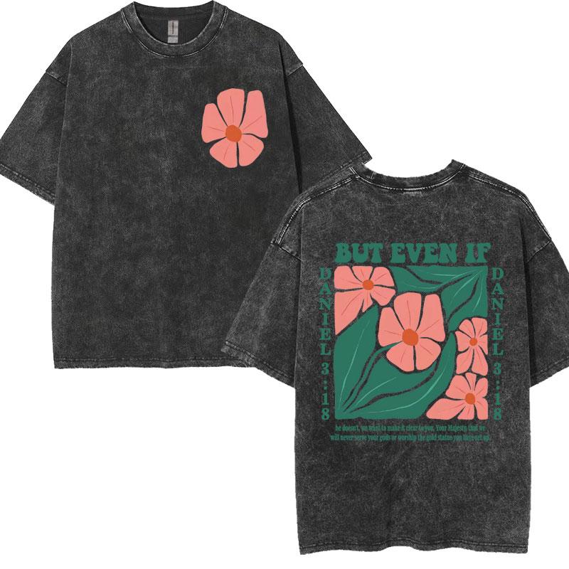 Washed Vintage Aesthetic Christian T-shirt Men's Jesus Died for Me Now I Live for Him Tee Shirt Unisex Fashion Oversized T Shirt