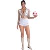 M-XL American Football Baby Sexy Cheerleading Uniform, Sexy Star Lala Uniform, Performance Uniform Halloween Costume