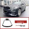 Обвес "Черный Воин" для BMW X5 F15 Sport (2014-2018): Передний сплиттер, Пороги, Задний диффузор, Заднее антикрыло.
