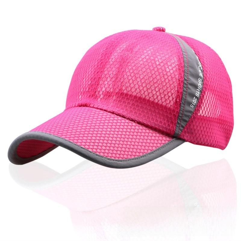 Summer Breathable Mesh Cap For Men And Women With Wide Brim And Adjustable Fit By