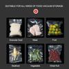 Одноразовые пакеты для вакуумной упаковки продуктов питания Масштабируемый тисненый герметичный пакет Вакуумный упаковщик для хранения продуктов питания