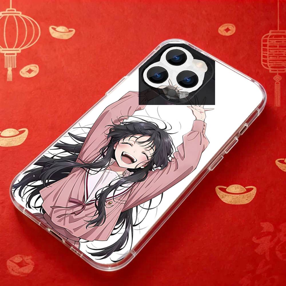 АНIME Kaoruko W-Waguri Прозрачный чехол для телефона подходит для iPhone 11 12 13 14 15 16 17 Pro Max Plus X XS XR SE E Mini Защитный чехол