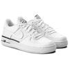 Nike Air Force 1 07 White Black Outline Gs 596728-103
