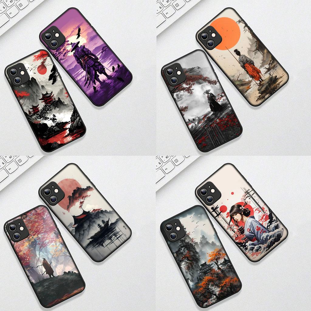 Чехол для Apple iPhone 13 12 Mini XS 11 Pro Max 7 8 Plus + XR SE 2022 2020 SE3 Чехол Бусидо Япония Самурай Ниндзя Китайский