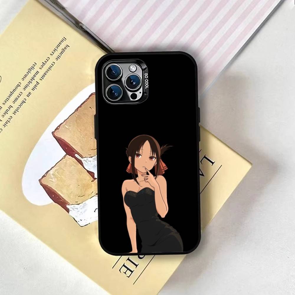 Kaguya-sama Кагуя Синомия Чехол для телефона Для iPhone 17,16,15,14,13,12,11 Plus,Pro Max,XS,Красочный Серебряный Чехол для телефона Funda Cover