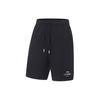 Спортивные шорты Li Ning Fitness Series с принтом логотипа, быстросохнущие, на шнурке, мужские шорты черного цвета AKST543-1