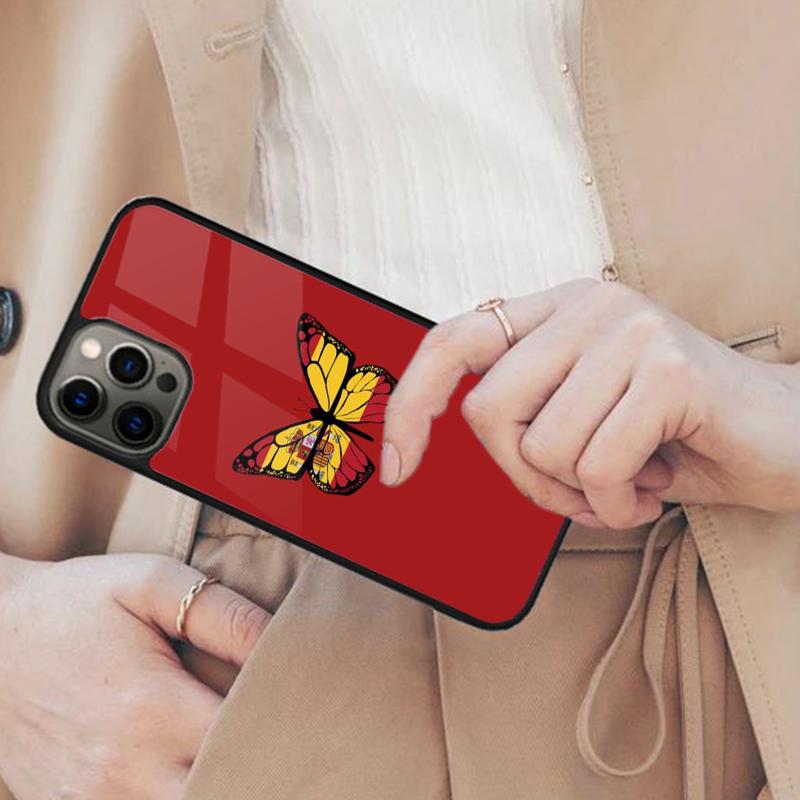 Spain Flag Magnetic Phone Case For APPLE iPhone 17 Air 16 14 13 12 Pro Max 15 Plus Wireless Charge With MagSafe Cover