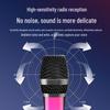 Беспроводной RGB-микрофон с цветной подсветкой для сценических выступлений, KTV и домашнего усилителя