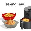 Air Fryer Baking Pan Soft Silicone Material  Roast Chicken Baking Pan   Potato Baking Pan Pizza Organizer