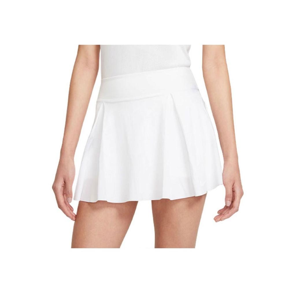 Nike Golf Club Skirt Solid Color Golf Skirt With Built-In Shorts Comfortable Casual A-Line Women Skirts White DD3736-100