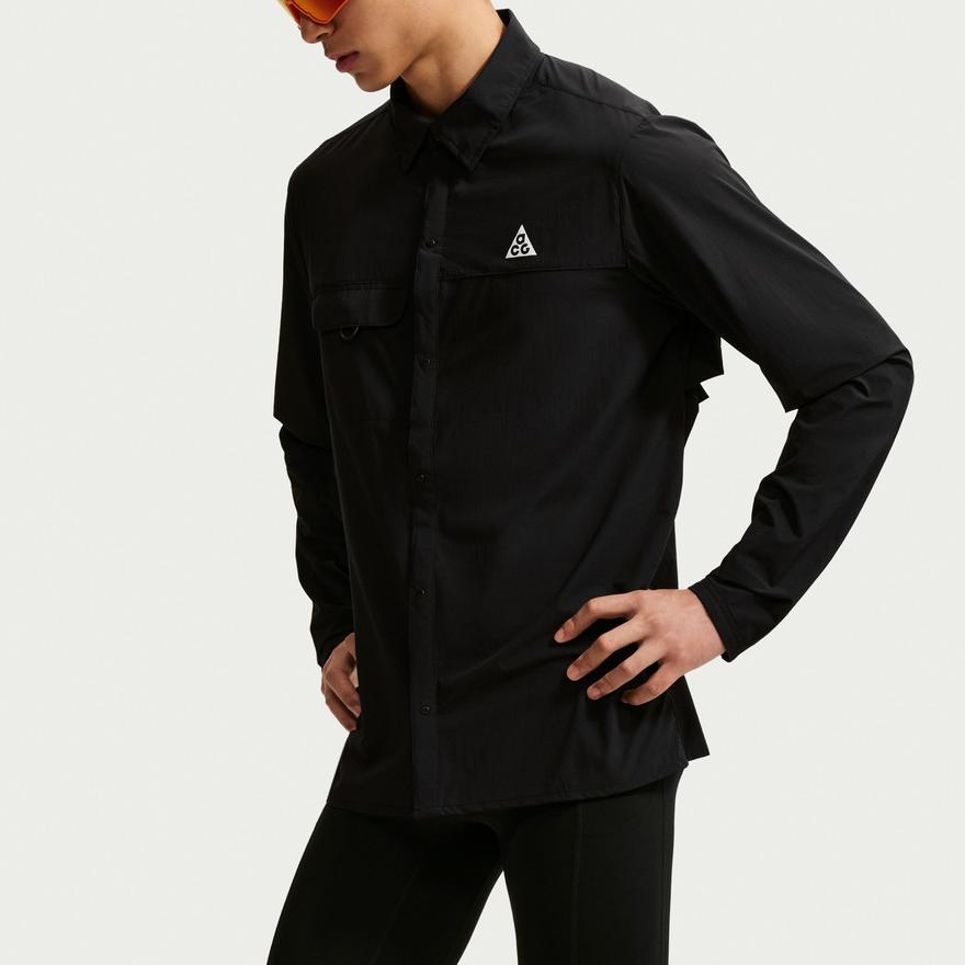 Nike Серия ACG AS M AIREEZ Рубашка на пуговицах Простая Удобная с длинным рукавом Мужские рубашки IM5145-010