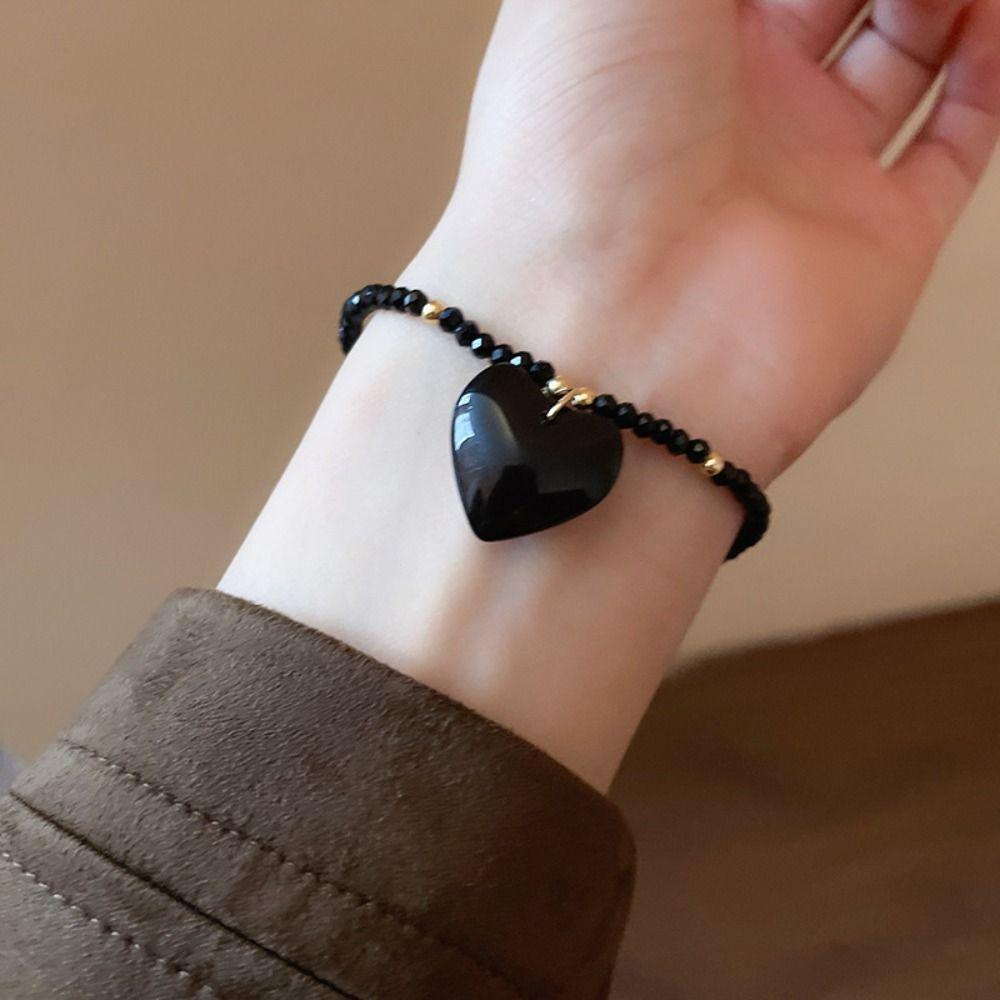 Romantic Fashion Choker Irregular Sweater Chain Spice Girls Heart Pendant Necklace  Women Gifts