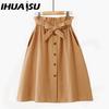 IHUASU Женская модная повседневная летняя весенняя юбка
