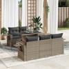 VidaXL Garden Lounge Set 6 Pcs with Grey Cushions Wicker 3326411