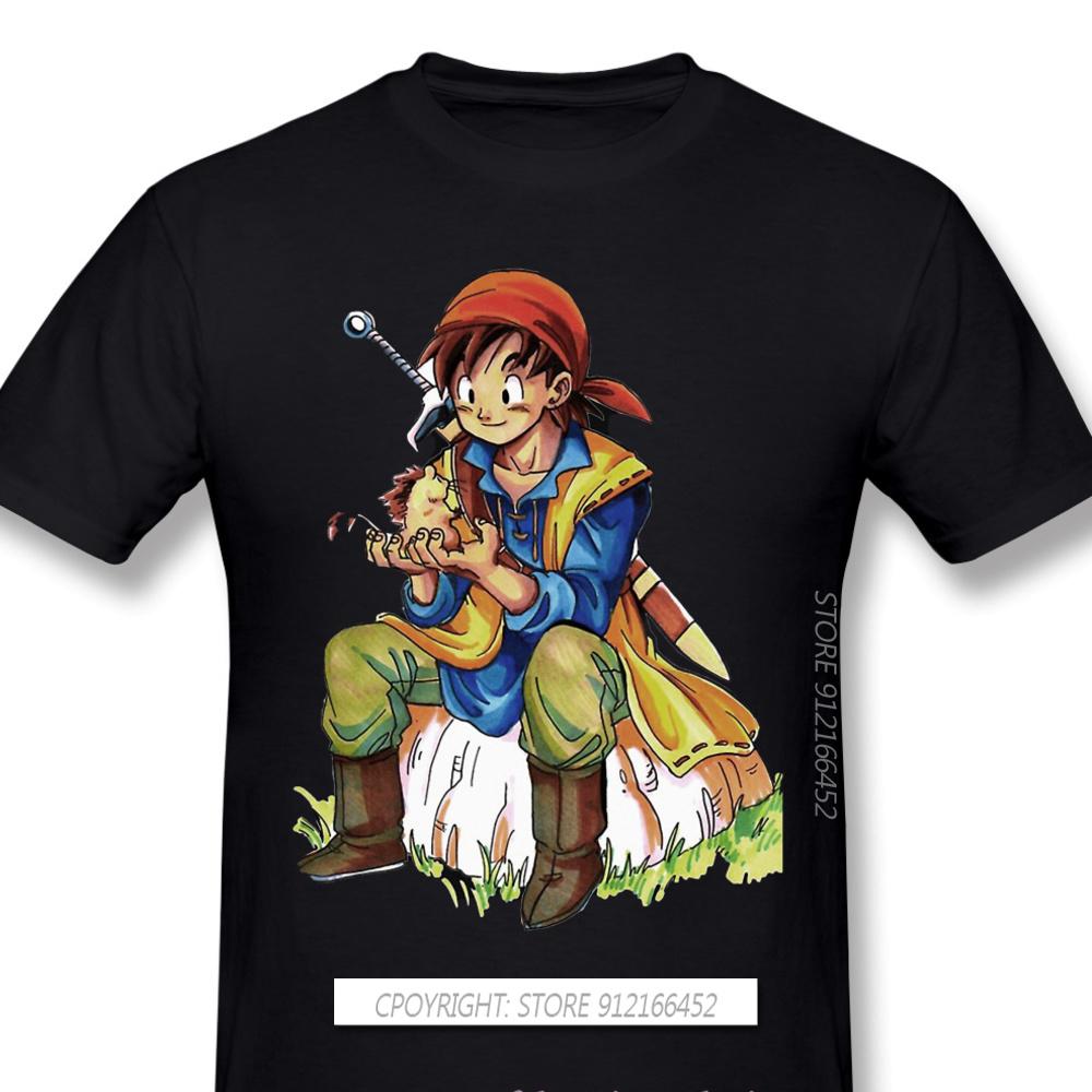 Customization Clothes Dragon Quest Funny Anime Unisexga Novelty Short Sleeve Unisexs Tshirts Cute Fashion For Unisex
