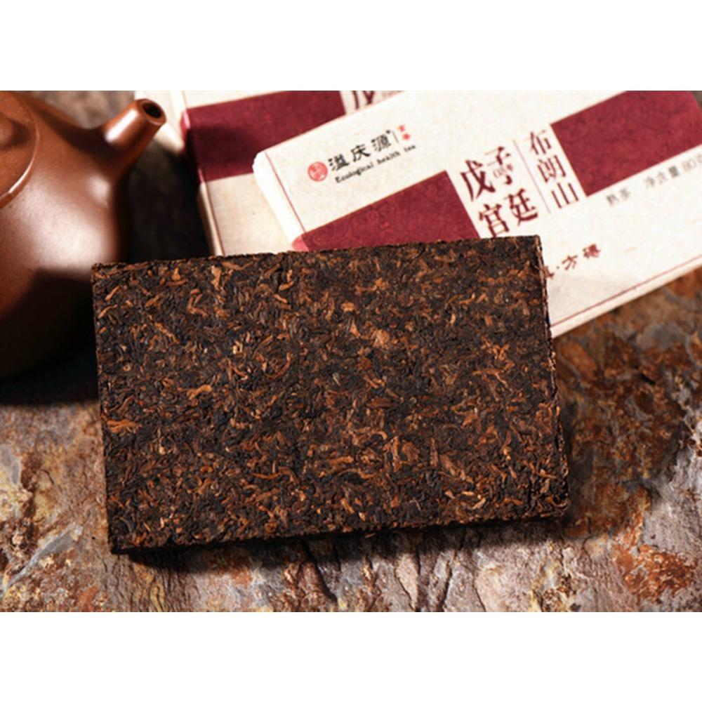 Юньнаньский Шу Пуэр Кирпич 80г Здоровый Вкусный