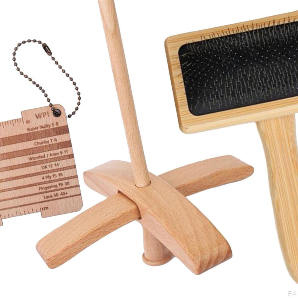 Wool Brushes Crochet Accessories Convenient Drop Spindle Carders Yarn Wpi Guide Gauge Multitool