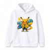 Kids Boys Girls Hoodie Sweatshirt, Casual Cute Electric Lightning Mouse Print Pullover Top, Soft Long Sleeve Fashion Streetwear for Children Daily
