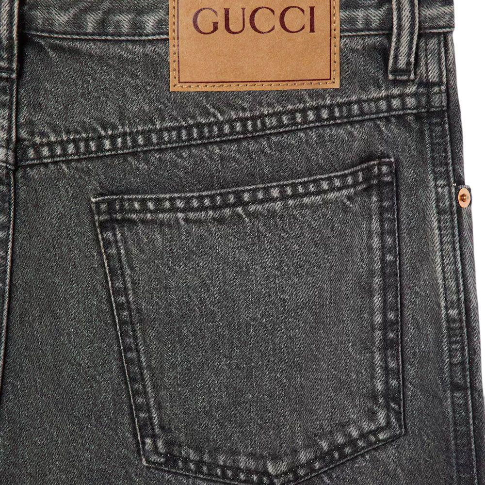 GUCCI Logo Detailed Slim Fit Denim Jeans 815642-XDDCC-1130