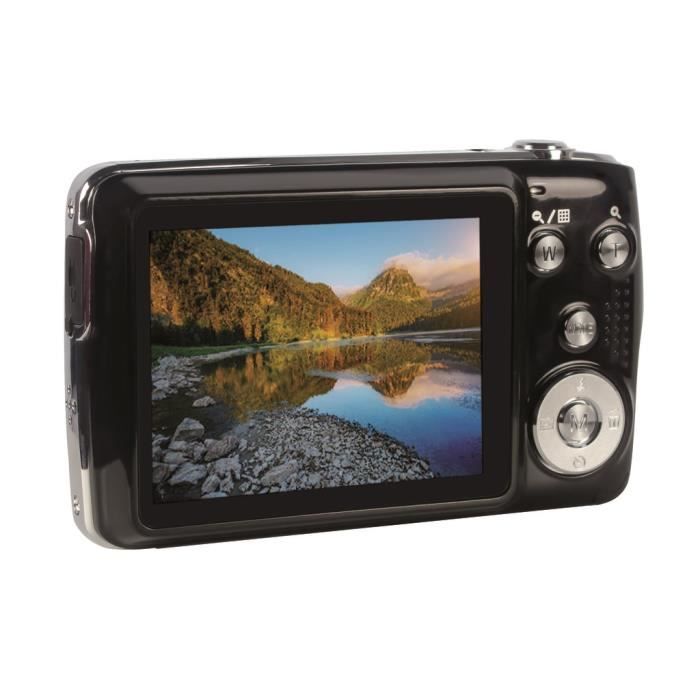 AGFA PHOTO - Appareil Photo Numérique Compact Cam DC8200 - Noir - Etui + Carte SD 16GB