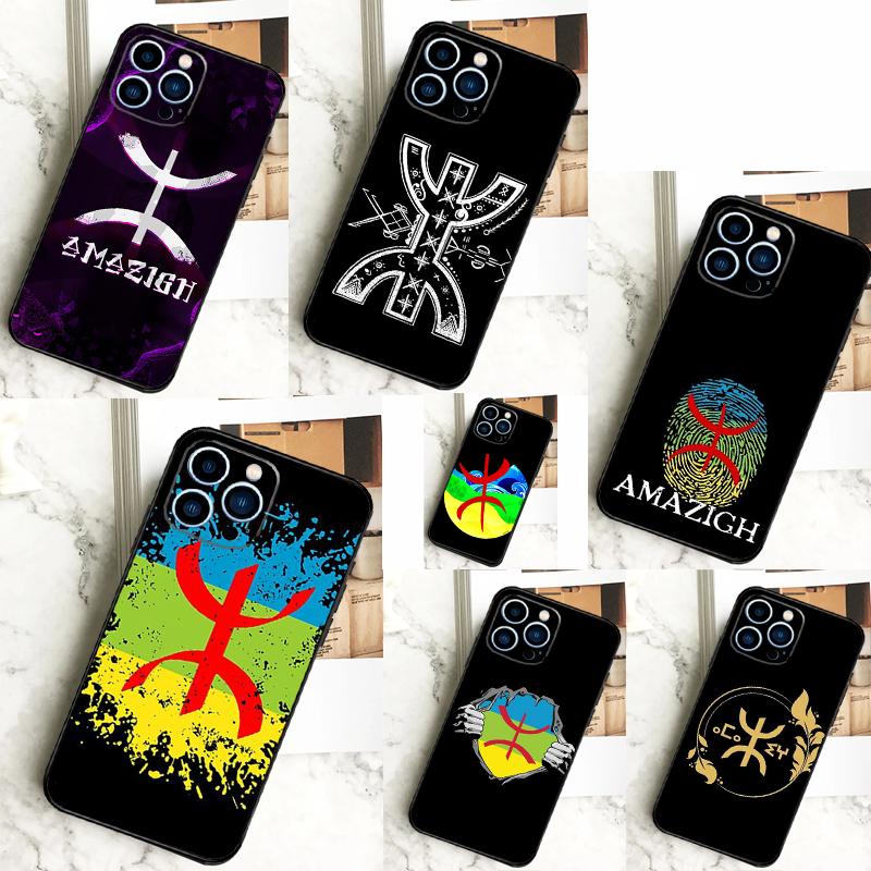 Amazigh Berber Flag Funda For iPhone 12 13 Mini 11 14 16 15 Pro Max XS X XR 7 8 14 16 15 Plus Phone Case