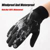 Touchscreen Men's Women's Winter Gloves Windproof Waterproof Outdoor Sports Running Fishing Cycling Skiing Gloves