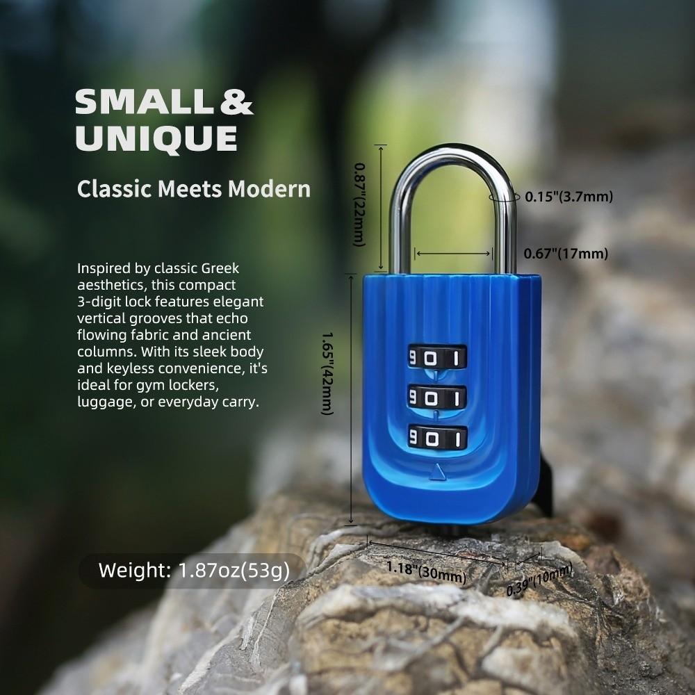 Secure Dormitory Cabinet  Padlock Anti-theft Luggage Combination Lock  Travel Outdoor Tools