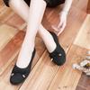 Fashion Shoes for Women Black Low Heel Elegant Slip-on Party Single Woman Flats Offer Sale Wholesale Spring Dress 39 Cheap Liquidation